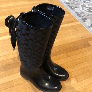 Coach Black Boots